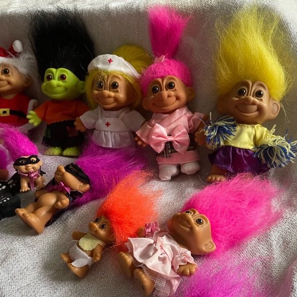 Vintage Russ HUGE LOT Troll Dolls. COLLECTORS / Rare No longer manufactured! - Picture 11 of 14